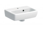 Geberit Selnova Square Умивальник kompaktowa, 36cm, z переливом, з отвором для змішувача