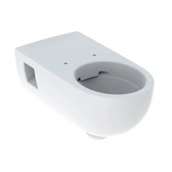 Geberit Selnova Comfort Навісна раковина WC, туалет, B35.5cm, H34.5cm, T70cm, długa, частково ukryte mocowania, Rimfree