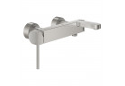 Однорычажный для ванны Grohe Plus, настінний, одноважільний, перемикач automatyczny - нержавіюча сталь