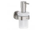 Дозатор для мила Grohe Essentials з важелем - нержавіюча сталь