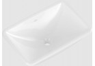 Умивальник монтований в стільниці - Villeroy & Boch/Loop & Friends, 600 x 405 x 185 mm, Weiss Alpin, без переливу, Nieszlifowany