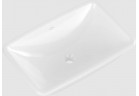Умивальник монтований в стільниці - Villeroy & Boch/Loop & Friends, 675 x 450 x 185 mm, Weiss Alpin, z переливом, Nieszlifowany