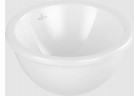 Умивальник під стільницю - Villeroy & Boch/Loop & Friends, 330 x 330 x 190 mm, Weiss Alpin CeramicPlus, z переливом