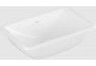 Умивальник під стільницю - Villeroy & Boch/Loop & Friends, 450 x 280 x 185 mm, Stone White CeramicPlus, z переливом