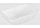 Умивальник під стільницю - Villeroy & Boch/Loop & Friends, 450 x 280 x 185 mm, Stone White CeramicPlus, без переливу