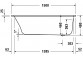 Ванна з гідромасажем 150x75cm, Qatego Combi-System P - Білий