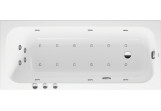 Ванна з гідромасажем 160x70cm, Duravit Qatego, Combi-System P- Біла