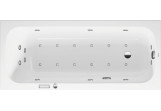 Ванна з гідромасажем 160x70cm, Duravit Qatego, Combi-System E- Біла