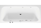 Ванна з гідромасажем 180x80cm, Duravit Qatego, Jet-System - Біла