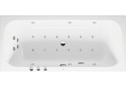 Ванна з гідромасажем 180x80cm, Duravit Qatego, Combi-System P - Біла