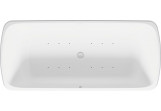 Ванна з гідромасажем 180x80cm, Duravit Qatego, Air-System - Білий Мат.