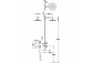 Комплект baterii termostatycznej монтажний 2-drożnej Therm-box prysznicowej, TRES MAX-TRES - Хром 