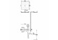 Комплект baterii termostatycznej монтажний 3-drożnej prysznicowej, TRES B-SYSTEM - Сталь