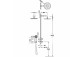 Комплект baterii termostatycznej монтажний 2-drożnej Therm-box prysznicowej, TRES BASE PLUS - Хром 