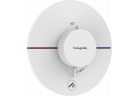 Змішувач термостатичний, прихований do 1 odbiornika z dodatkowym wyjściem, Hansgrohe ShowerSelect Comfort S - Білий Матовий
