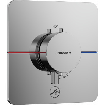 Змішувач термостатичний, прихований do 1 odbiornika z dodatkowym wyjściem, Hansgrohe ShowerSelect Comfort Q - Хром