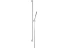 Душовий комплект 100 1jet EcoSmart+ зі штангою 90 cm, Hansgrohe Pulsify S - Білий Матовий