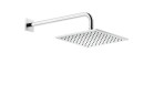 Верхній душ Gessi Rilievo, квадратна, 250x250mm, тримач настінні 389mm, Black Metal Brushed PVD