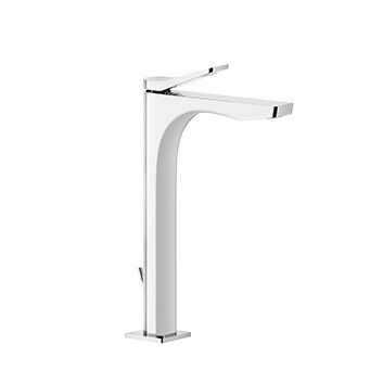 Змішувач для умивальника Gessi Rilievo, підлогова, висота 297mm, клапан automatyczny, хром