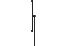 Душова штанга S Puro 65 cm z suwakiem EasySlide і шлангом przysznicowym Isiflex 160cm, Hansgrohe Unica - Чорний Матовий
