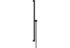Душова штанга E Puro 90 cm z suwakiem EasySlide і шлангом przysznicowym Isiflex 160cm, Hansgrohe Unica - Чорний Матовий