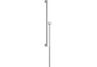 Душова штанга E Puro 65 cm z suwakiem EasySlide і шлангом przysznicowym Isiflex 160cm, Hansgrohe Unica - Хром 