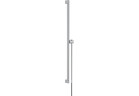 Душова штанга S Puro 90 cm z suwakiem EasySlide і шлангом przysznicowym Isiflex 160cm, Hansgrohe Unica - Хром