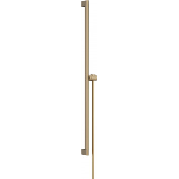 Душова штанга S Puro 90 cm z suwakiem EasySlide і шлангом przysznicowym Isiflex 160cm, Hansgrohe Unica - Хром