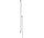 Душова штанга S Puro 90 cm z suwakiem EasySlide і шлангом przysznicowym Isiflex 160cm, Hansgrohe Unica - Білий Матовий