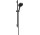 Душовий комплект 130 3jet зі штангою S Puro 65 cm PushSlider i tekstylnym wężem для душа Designflex 160 cm, Hansgrohe Rainfinity - Чорний Хром Szczotkowany