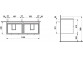 Шафка підраковинна Laufen BASE 47x53x26,5, петля з лівої сторони - біла