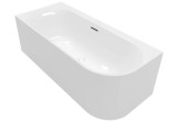 Ванна пристінна до монтажу кутового з лівої stronie OVAL, 1700 x 750 mm, Villeroy & Boch, Loop & Friends - Weiss Alpin