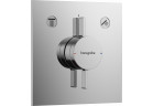 Змішувач зі змішувачем, прихований do 2 odbiorników, Hansgrohe DuoTurn E - Хром 