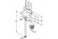 Одноважільний змішувач для умивальника 100, комплект odpł. KLUDI ZENTA SL - Чорний мат. 