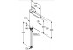 Одноважільний змішувач для умивальника, висока, bez zestawu odpł. KLUDI ZENTA SL - Хром