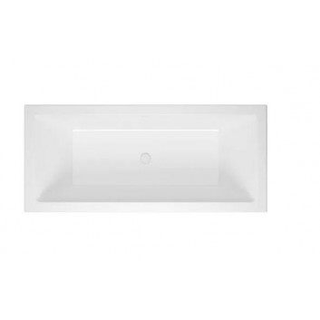 Ванна прямокутна Excellent Wave Slim 180x80 cm акрилова, біла