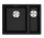 Zlewozmywak do podbudowy Franke Maris MRG 160-34-15 553x433 mm - чорний мат.