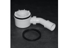 Сифон для піддону Hüppe EasyFlat плоский z wysokością будівля 90 mm - білий