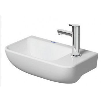 Умивальник 60x38 cm на стільницю Duravit Vero Air прямокутна біла 