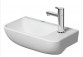 Умивальник 60x38 cm на стільницю Duravit Vero Air прямокутна біла 