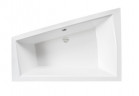 Асиметрична ванна Besco Intima, 180x125cm, лівий варіант, акрилова, біла