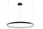 Żyrandol Sollux Lighting RIO, круглий діаметр 78cm, LED 50W 3000K, чорний