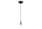 Lampa навісна Sollux Lighting NESO 1, E27 3x max 15W LED, чорна/szara