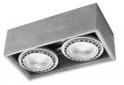 Plafon Sollux Lighting Quatro 2, ,GU10/ES111, 2x40W, 2x12W LED , сірий