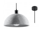 Lampa навісна Sollux Ligthing PABLITO, E27 1x40W,1x15W LED, szara