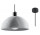Lampa навісна Sollux Ligthing PABLITO, E27 1x40W,1x15W LED, szara
