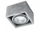 Plafon Sollux Ligthing QUATRO 1, GU10/ES111 1x40W 1x12W LED, сірий