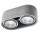 Plafon Sollux Ligthing BASIC 2, GU10/ES111 2x40W, 2x12W LED, сірий