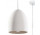Lampa навісна Sollux Lighting FLAWIUSZ керамічна, E27 1x60W, 1x15W LED, білий