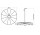 Lampa навісна Sollux Ligthing ESKOLA, діаметр 140cm,E27 1x60W, 1x15W LED, чорна